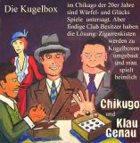 Die Kugelbox mit den 2 Spielen: Chikugo und Klau Genau von M+A Spiele